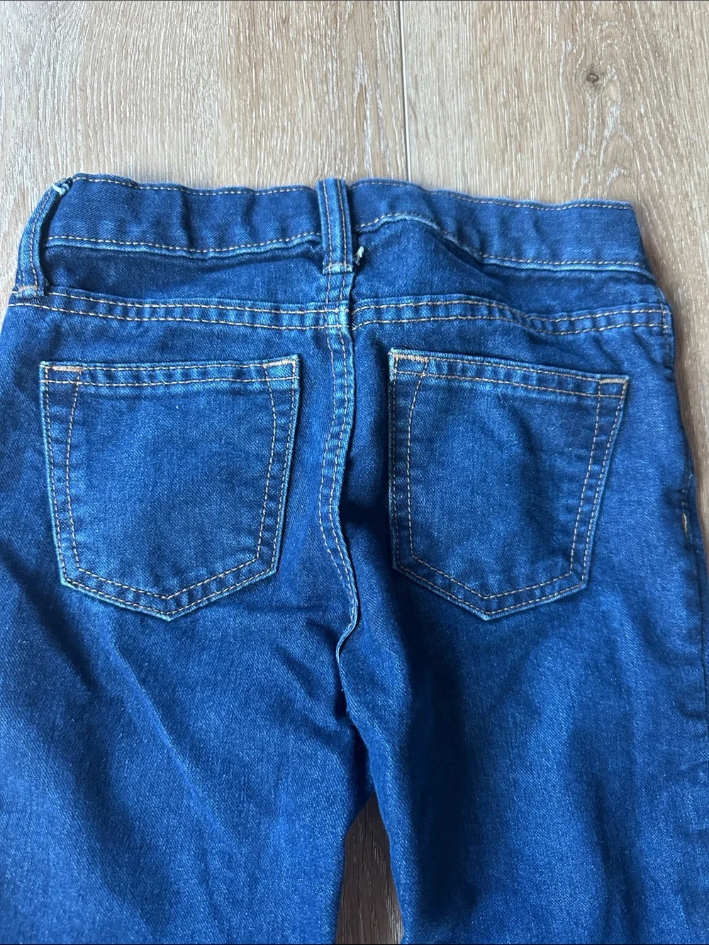 Old Navy Boys Blue Straight Leg Jeans Size 6 Adjustable Waist